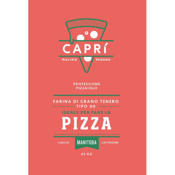 Flour for making pizza CAPRI' 00 - Manitoba - Italy Food Equipment